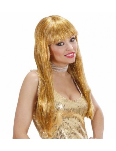 Glitzy Glamor Wig - Gold