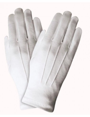 Ein Paar weiße Handschuhe