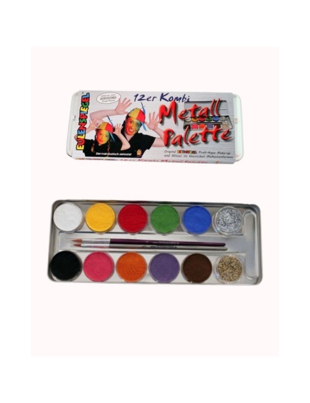 Palette de Maquillage Métal - 12 couleurs
