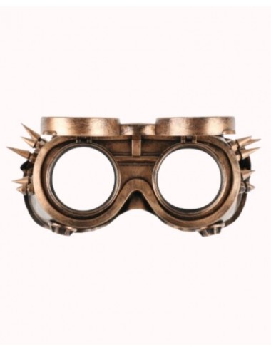 Steampunk-Brille Farbe Bronze