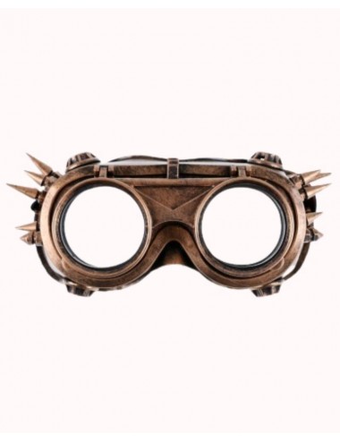 Steampunk-Brille Farbe Bronze