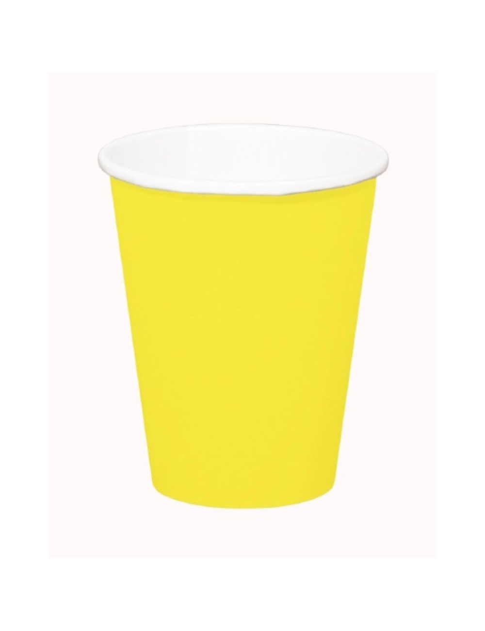 8 Yellow cups