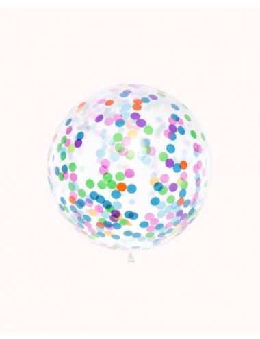 Ballon confettis 1 m
