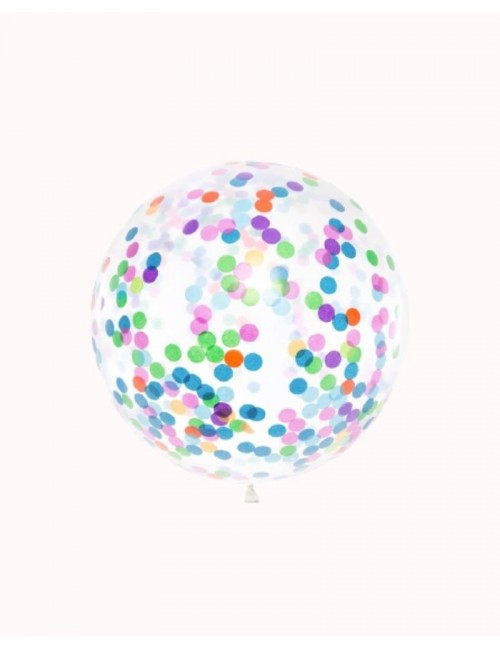 Ballon confettis 1 m
