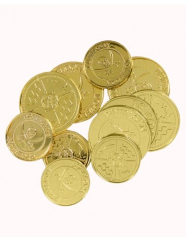 Goldene Piratenmünzen