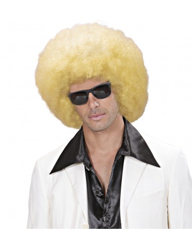 Perruque Afro blonde