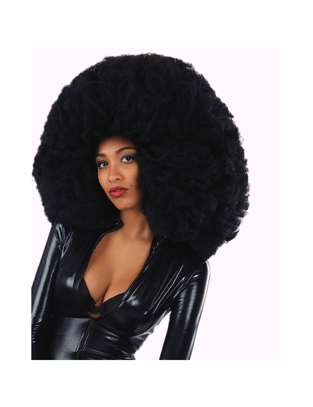 Perruque oversized afro