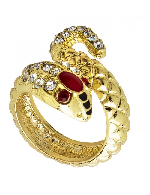 Ring Golden Serpent