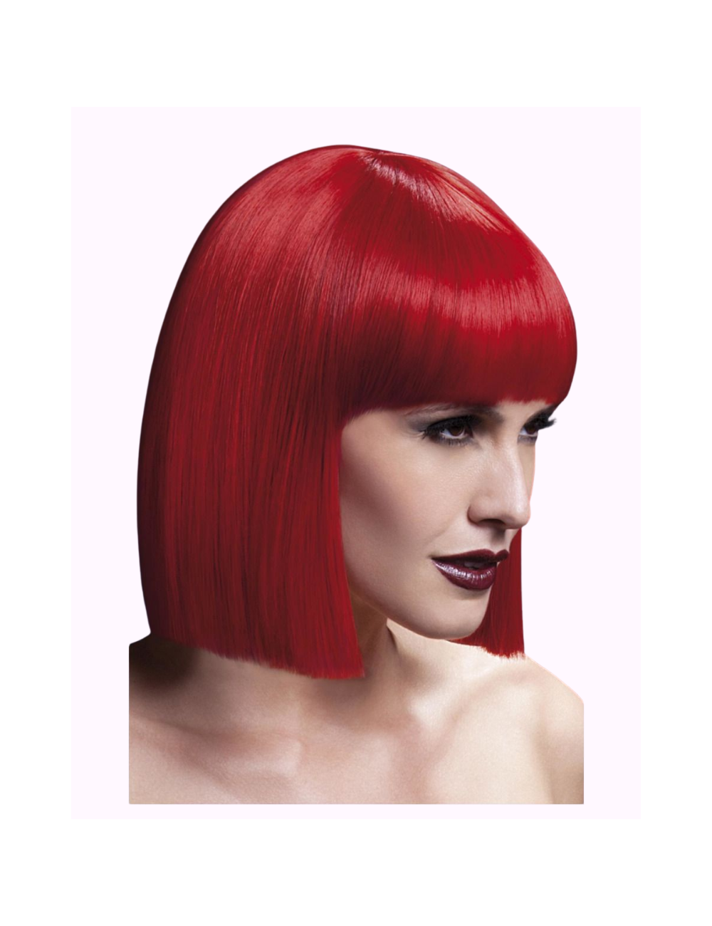 Deluxe Wig 'Lola' red