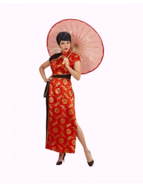 Chinesisches Kleid in Rot...