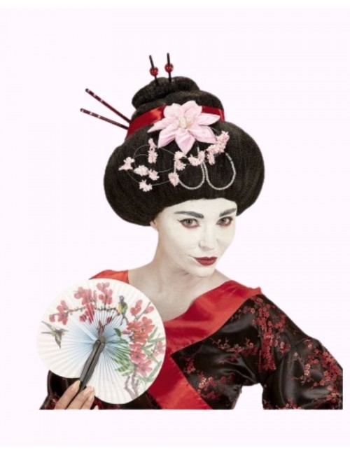 Perruque Geisha noire