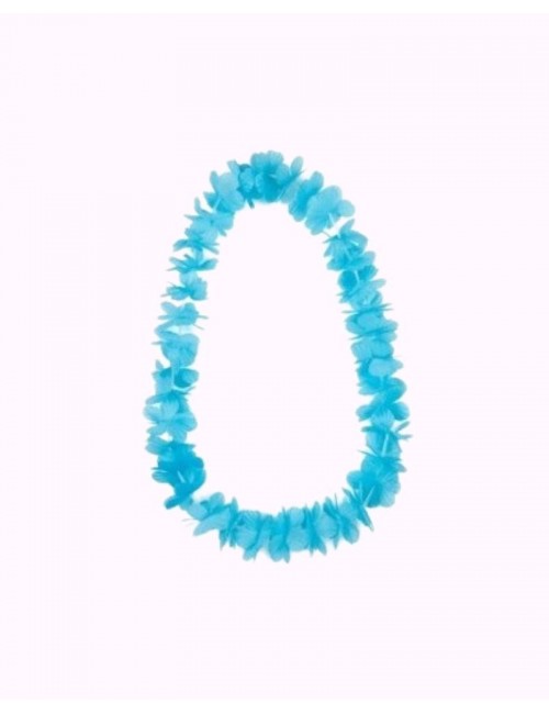Blue Hawaiian necklace