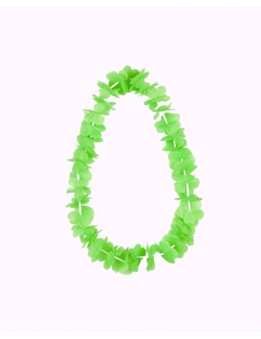 Green Hawaiian necklace