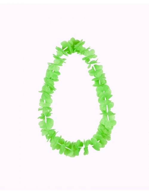 Green Hawaiian necklace