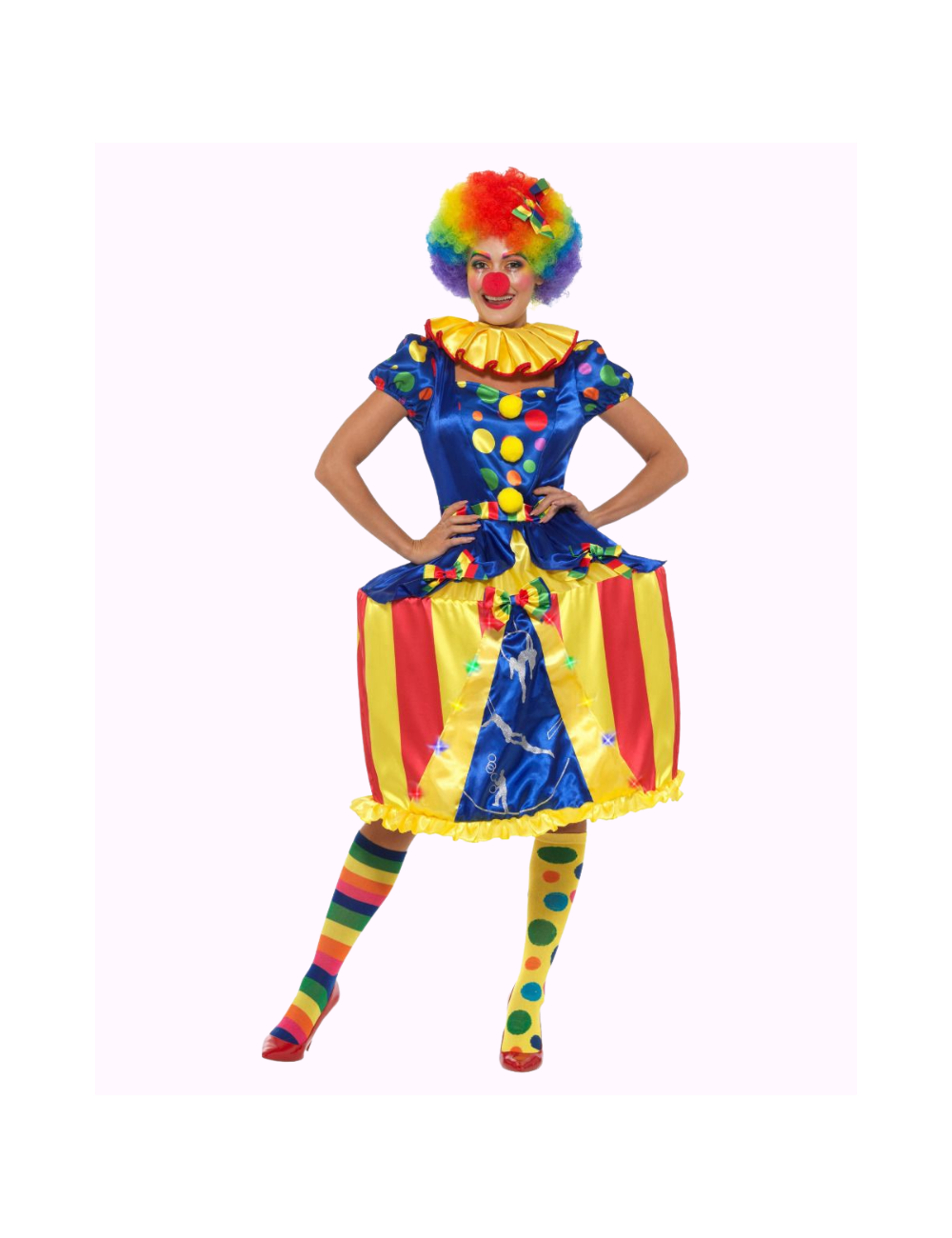 Costume woman of clown