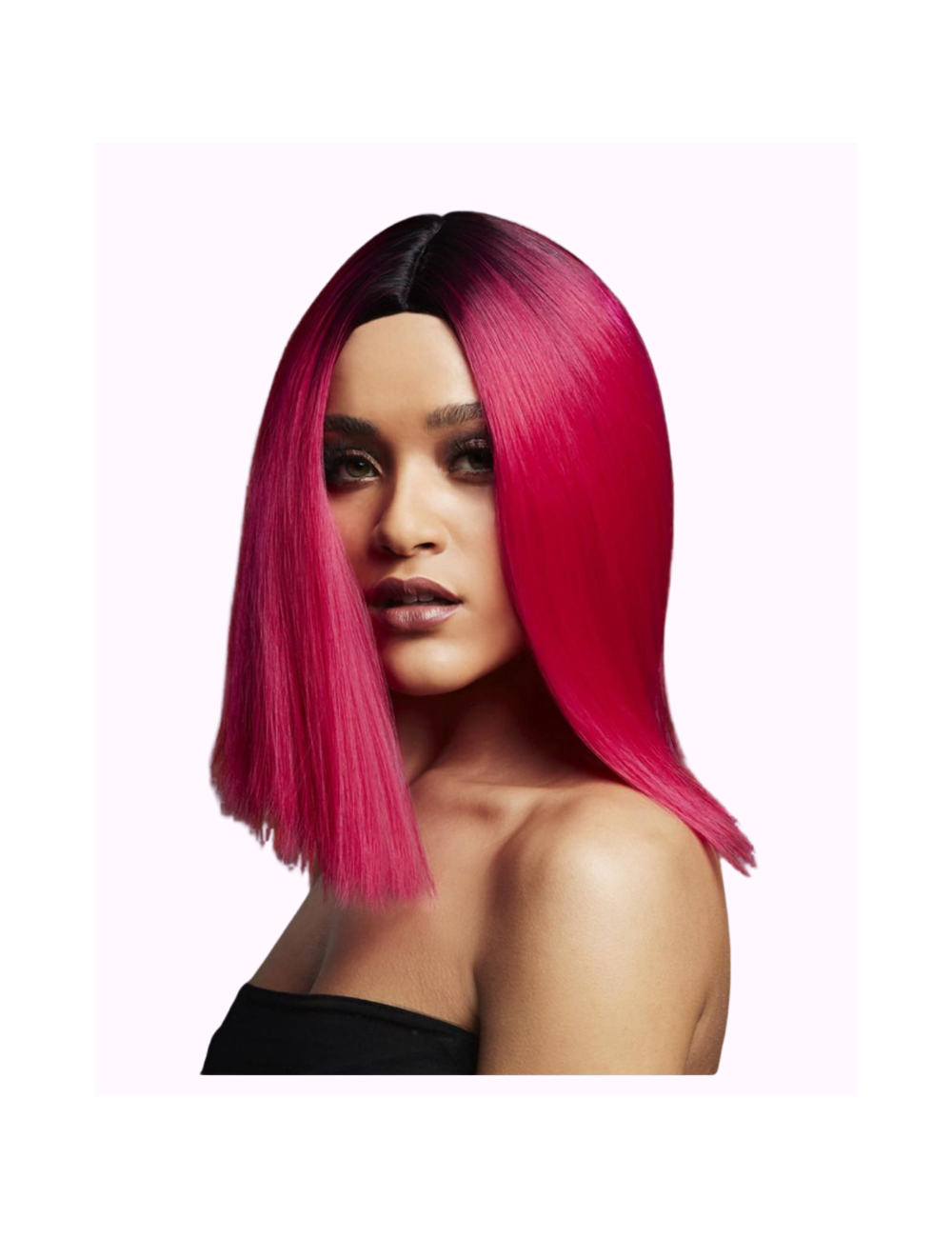 Deluxe Wig 'Kylie' magenta