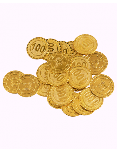 Monnaies de pirate 24pcs