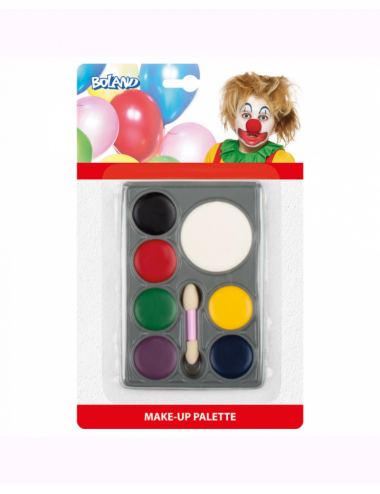Clown makeup palette