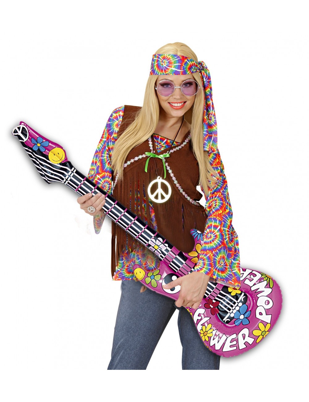 Guitare Hippie gonglé