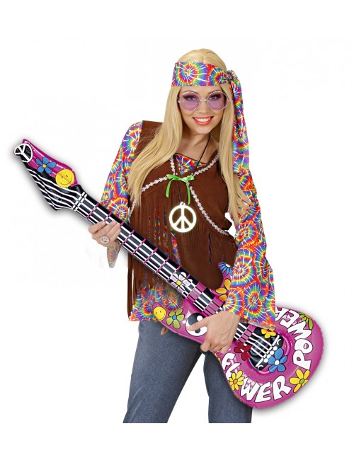 Guitare Hippie gonglé