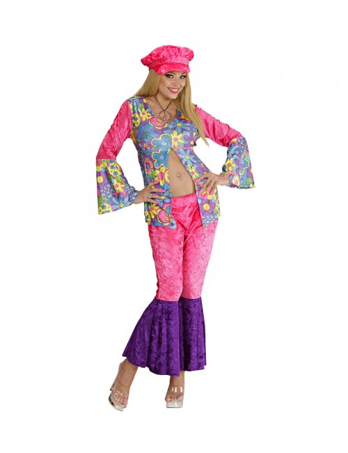 Costumes Woman Hippie Velours