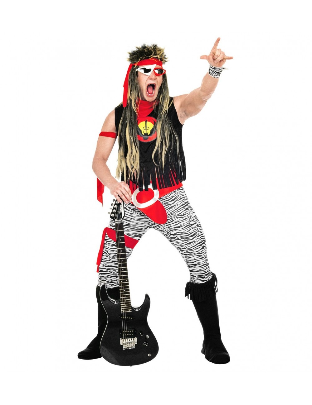 Costume de héros pour le Heavy Metal des années 80 Costume Homme