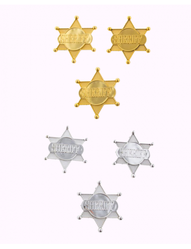 6 Sheriff's stars
