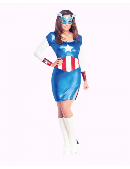 Déguisement adulte Captain Femme America