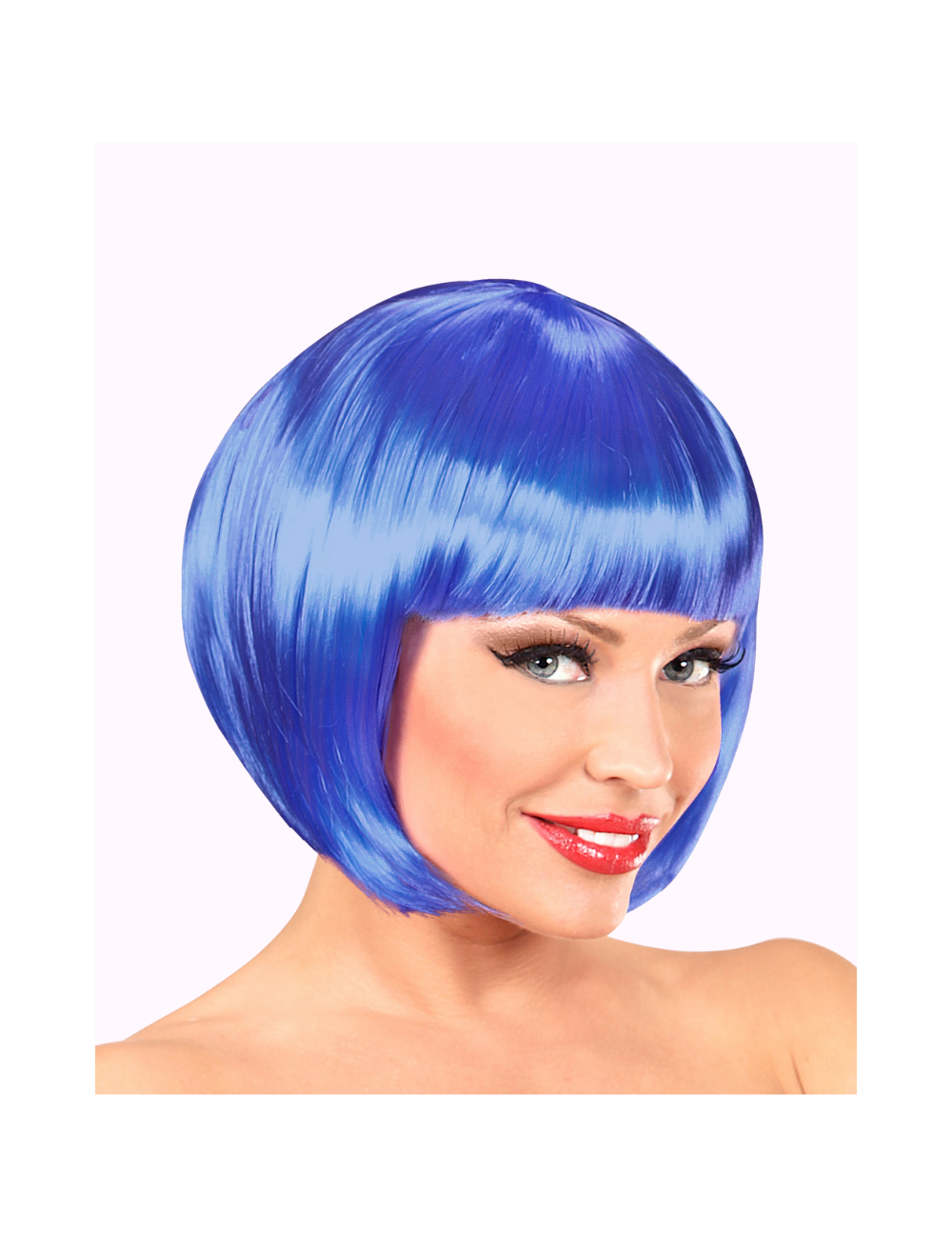 Short Wig 'Chanel' Blue
