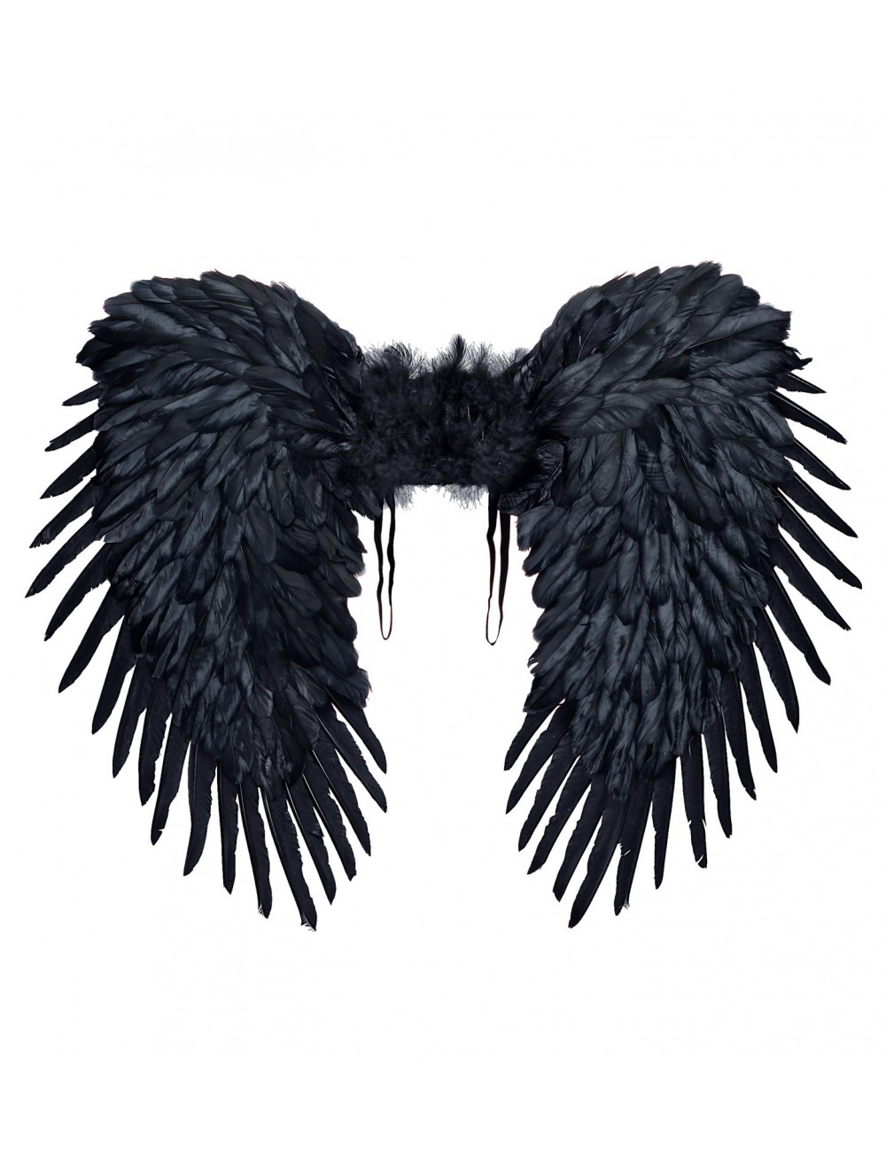 Paar schwarze Flügel Illustration, Flügel, schwarze Flügel, Engel