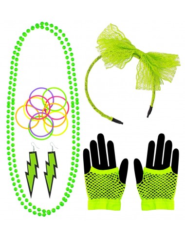 Kit accessories Years 80 Fluo