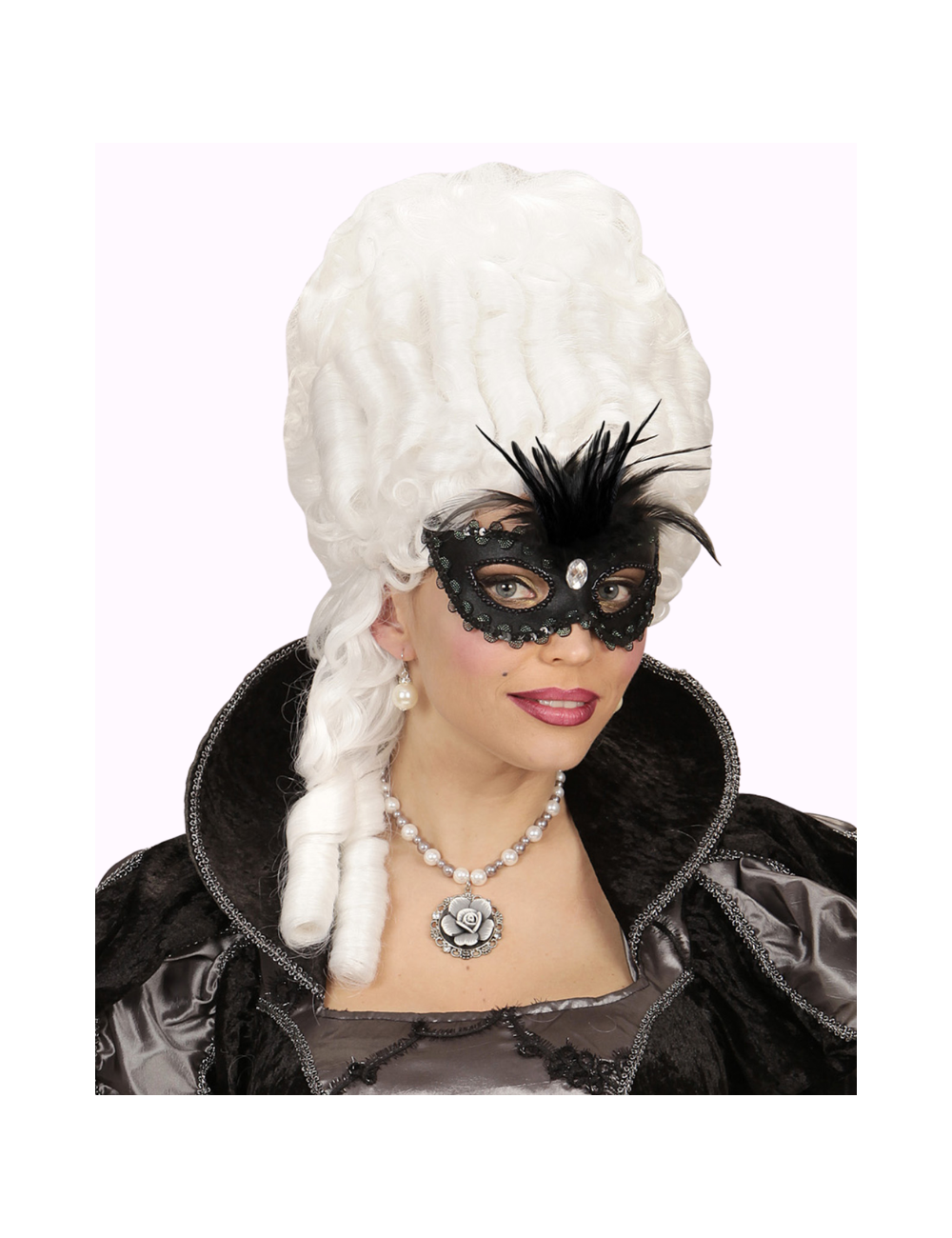 Femme Noir Sequins eyemask Masque Yeux & plumes Masquerade Déguisement 