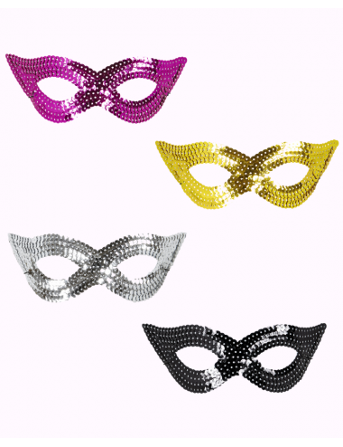 Sequinned Masquerade Mask