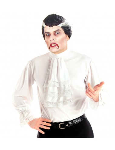 Chemise blanche déguisement Dracula