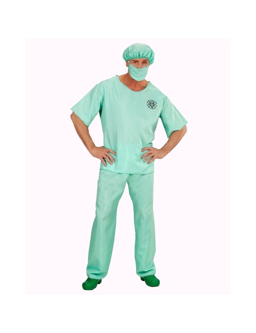 déguisement de docteur avec accessoires 'vert
