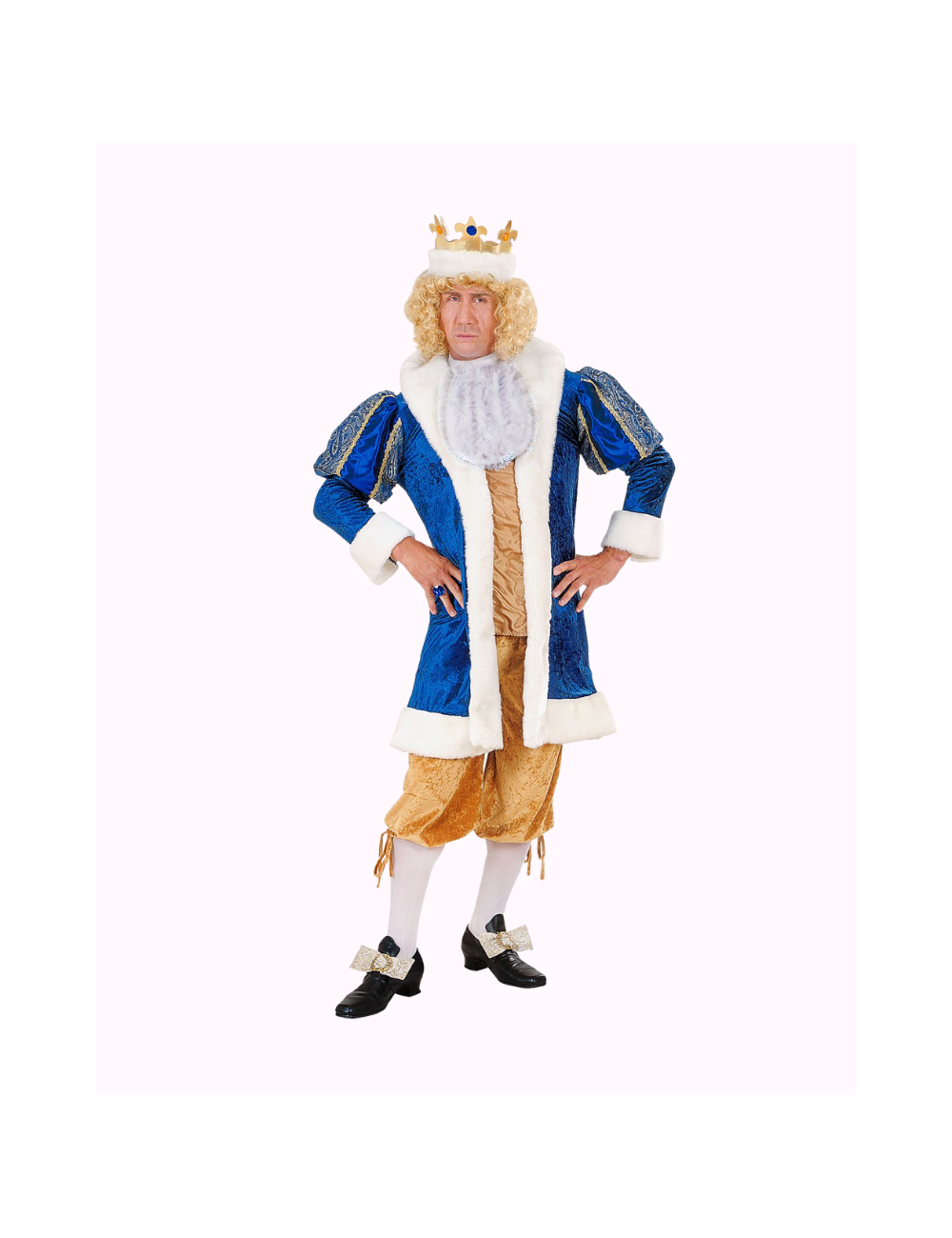 Male Costume King Medieval Deluxe