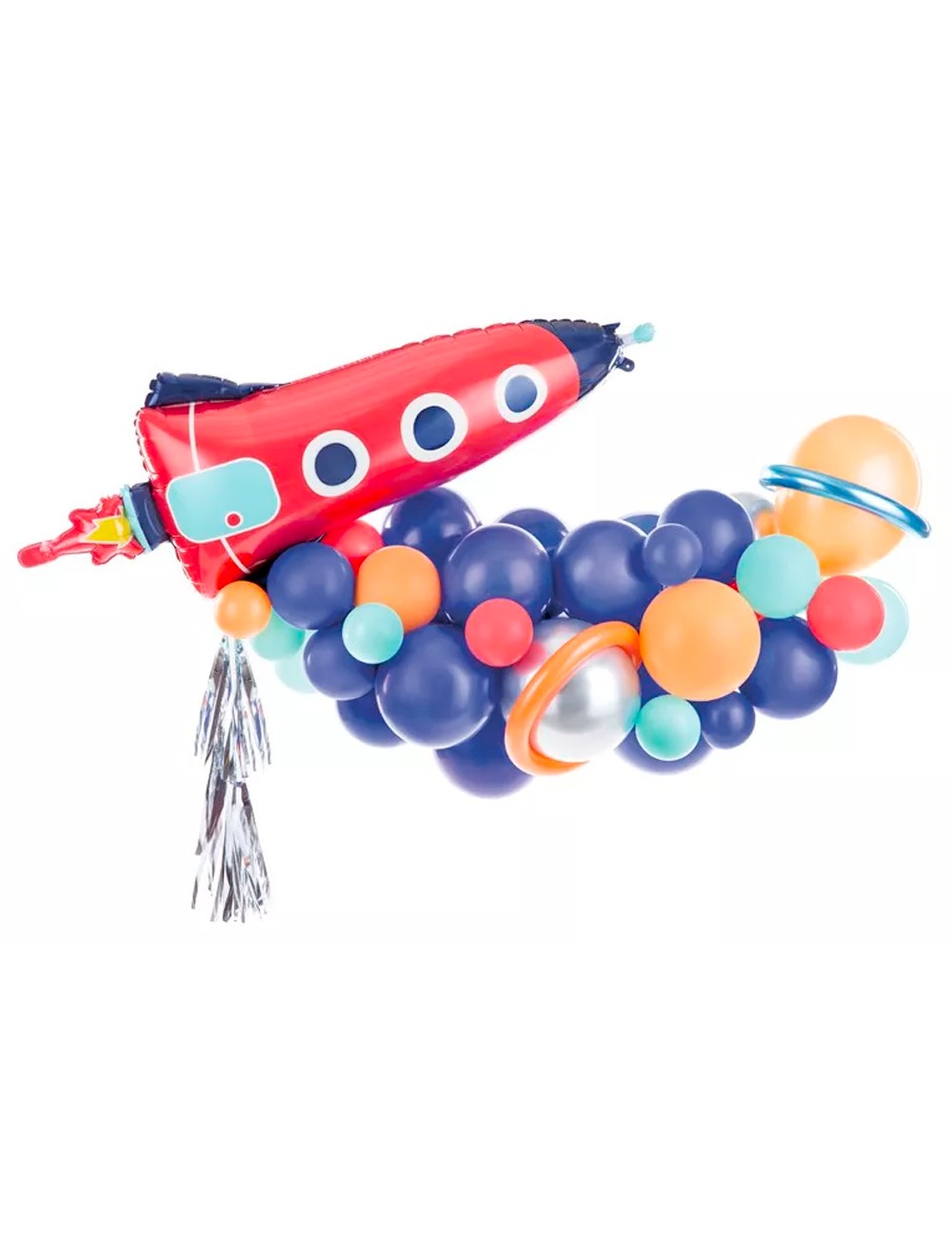 Kit décoration de fête d'anniversaire robots et fusée - Papier Bonbon
