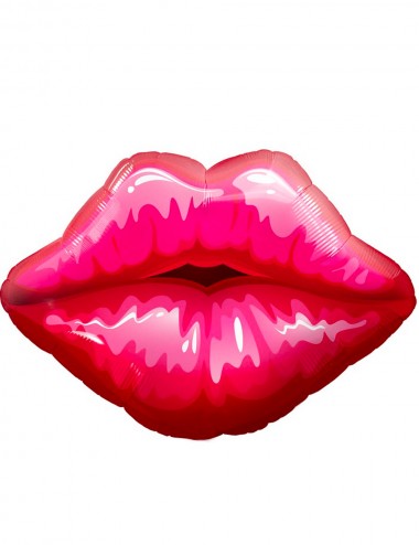 Pink Lips Balloon