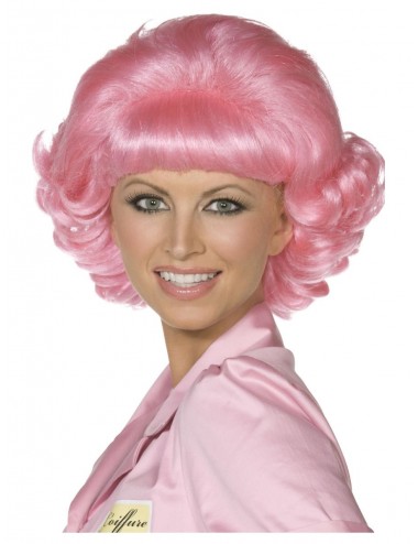 Grease Frenchy pink wig