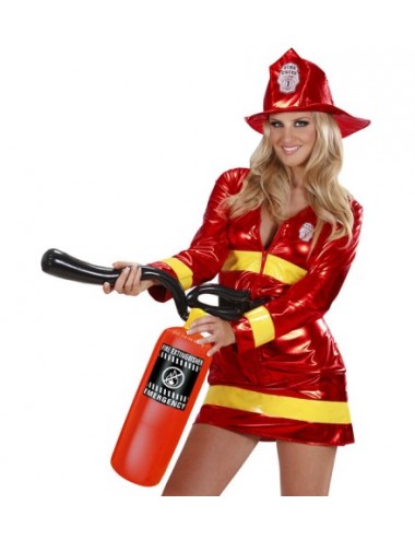 Inflatable fire extinguisher