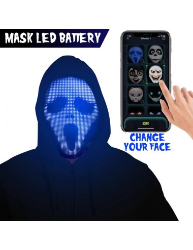 Masque LED  personnalisable