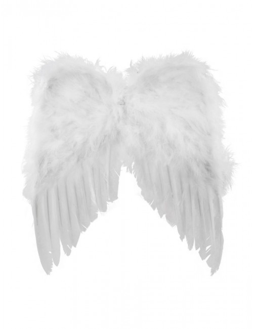 Mini ailes en plumes blanches