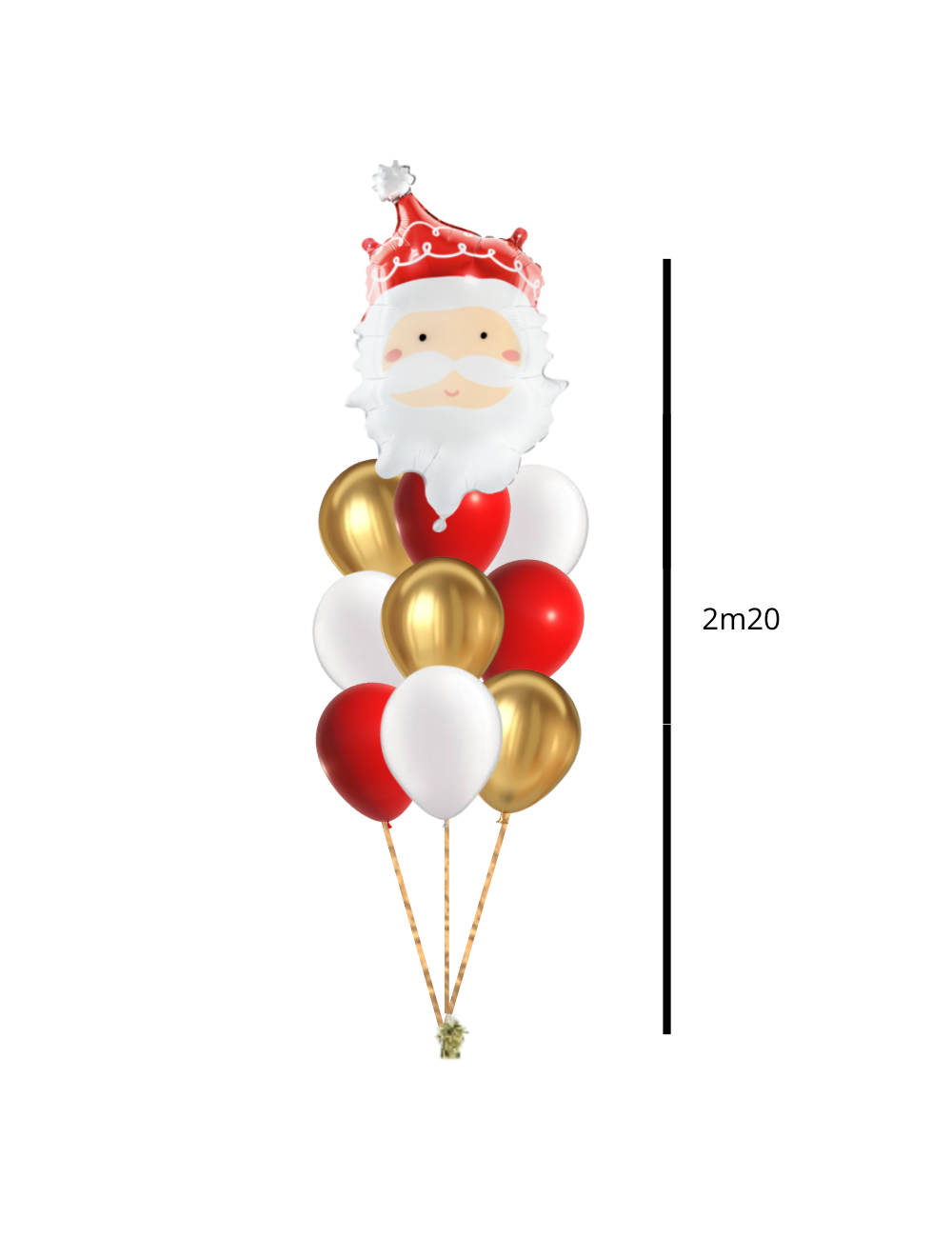 Bouquet de ballon pour célébrer Noël