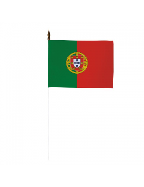 Lot de 10 drapeaux Portugal 25 cm