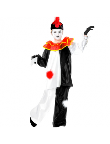 Déguisement enfant Pierrot le clown
