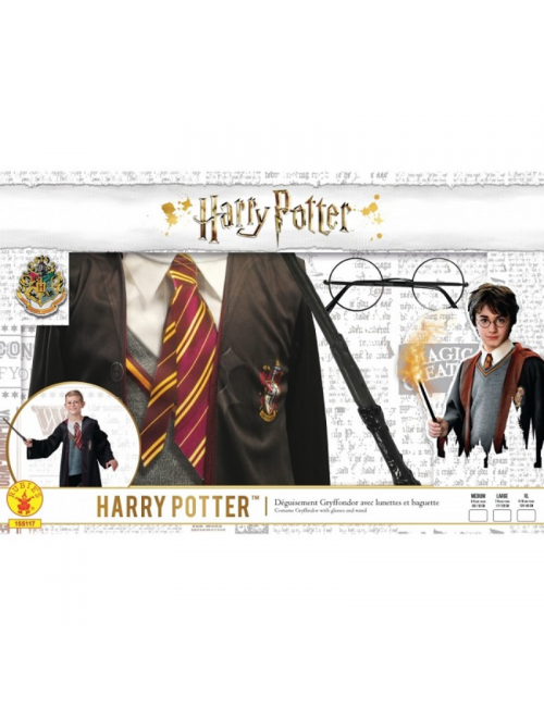 Funidelia | Kit Harry Potter pour fille et garçon Magiciens, Gryffondor,  Poudlard - Déguisement pour Enfant, accessoires pour