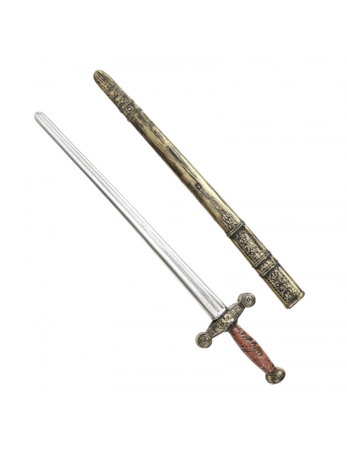 Épée de chevalier antique avec fourreau