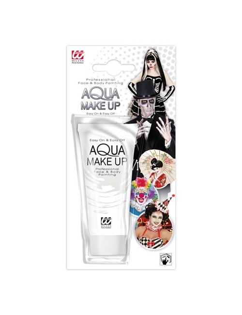 Aqua make up en tube 30 ml blanc