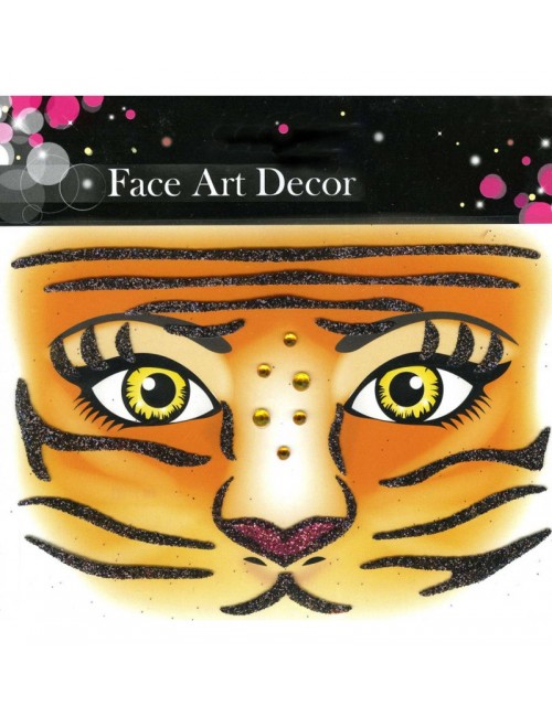 Face art - maquillage tigre...