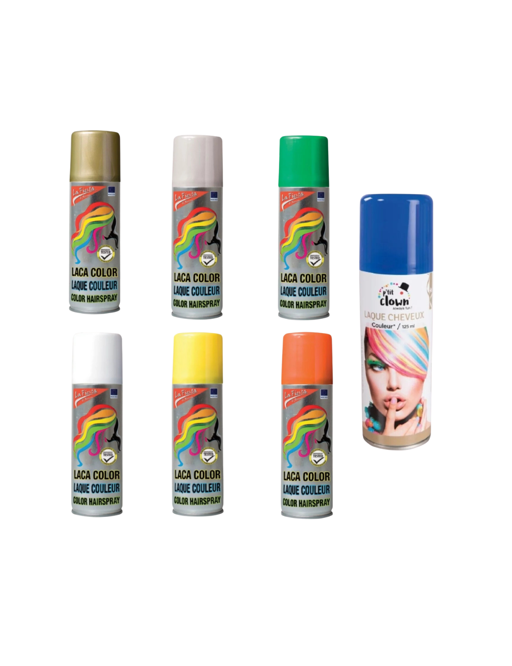 spray couleur ou paillette 125ml